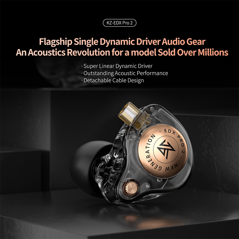 In Ear Monitor Iem - KZ EDX Pro 2 Driver Dinamis