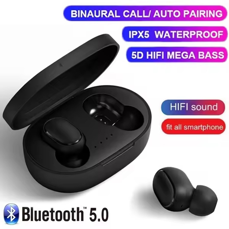 Wireless Earbuds Tws - A6S TWS Earphone Nirkabel Bluetooth 5.0