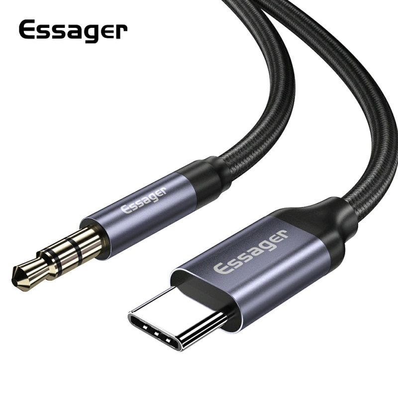 Earphone Splitter Jack - Essager Speaker Dan Headphone, Usb C