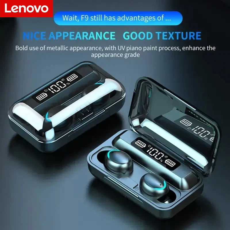 Earbuds Charging Case - Headphone Nirkabel Bluetooth Lenovo F9 -
