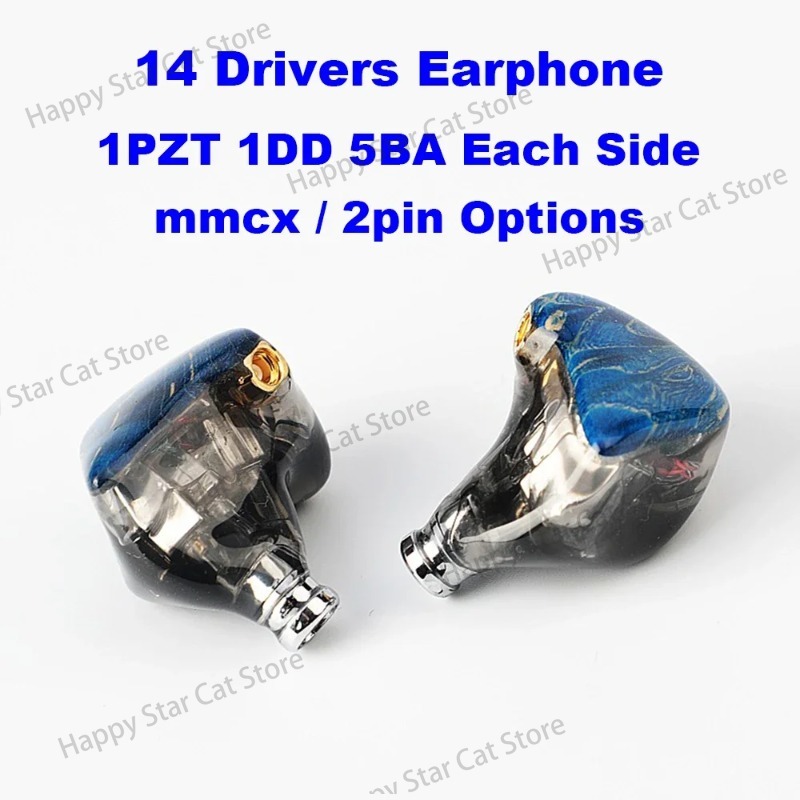 In Ear Monitor Iem - 14 Driver Iem Earphone Hifi Headphone