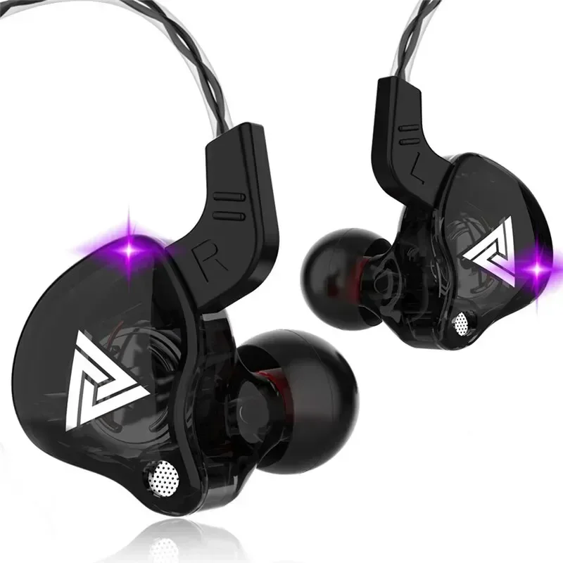 Audiophile Headphone Wired - QKZ AK6 Earphone balap berkabel HiFi,