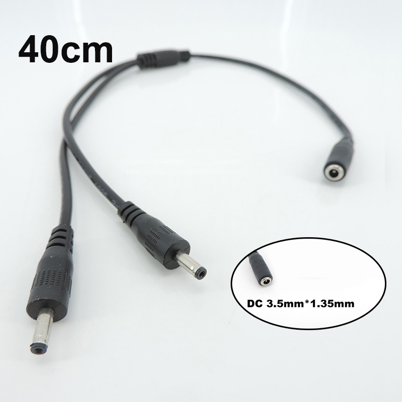 Cable Extension 3.5 - DC 3.5*1.35mm konektor daya Y kabel