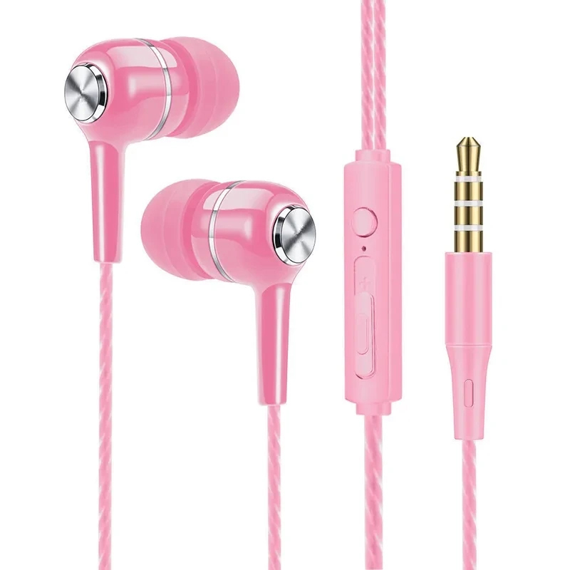 Audiophile Headphone Wired - Headphone Berkabel 3.5Mm Earbud Olahraga In-Ear