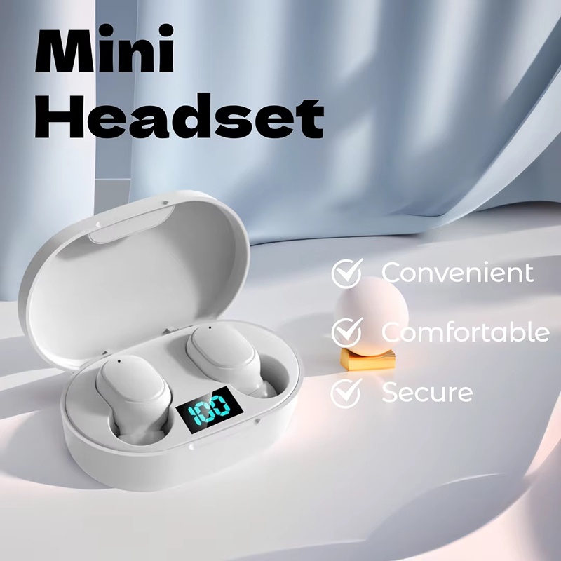Wireless Earbuds Tws - A6S TWS Earphone Headset Bluetooth Nirkabel