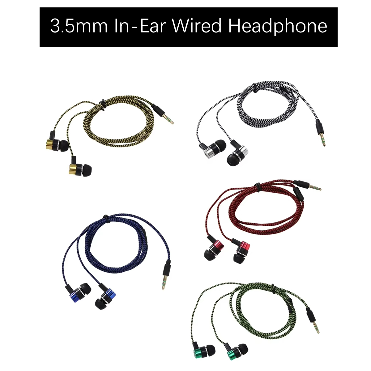 Audiophile Headphone Wired - Earbud In-Ear Berkabel Miwayer 3.5mm -