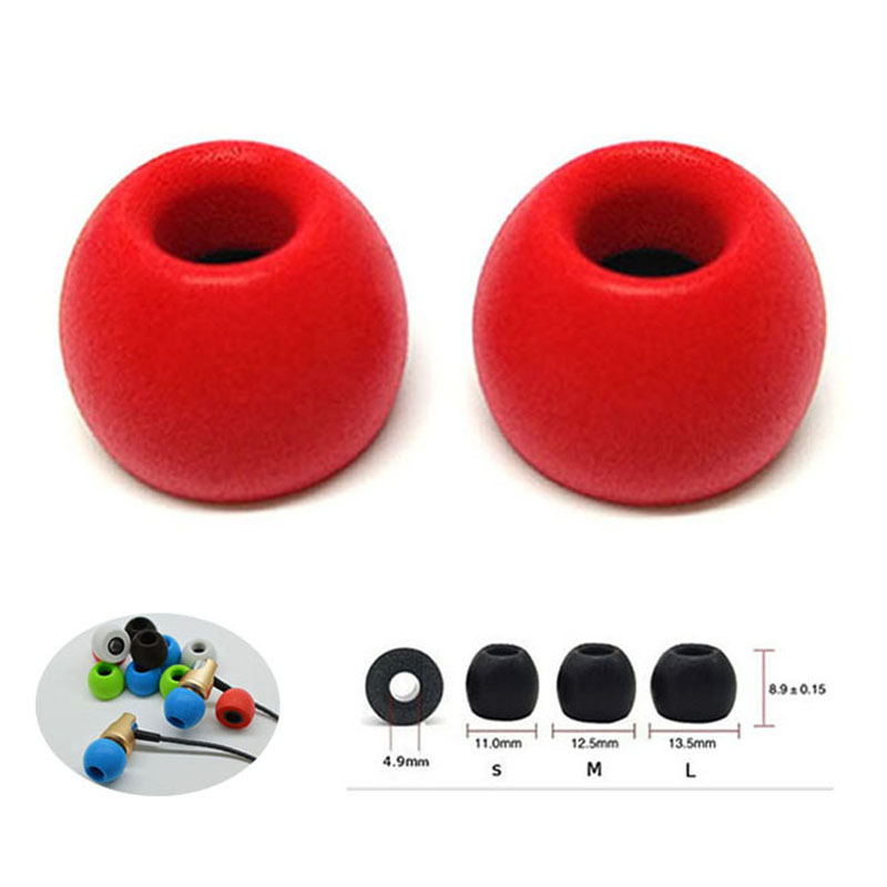 Earphone Foam Tip - 1 Pasang Eartips Busa Memori ANJIRUI