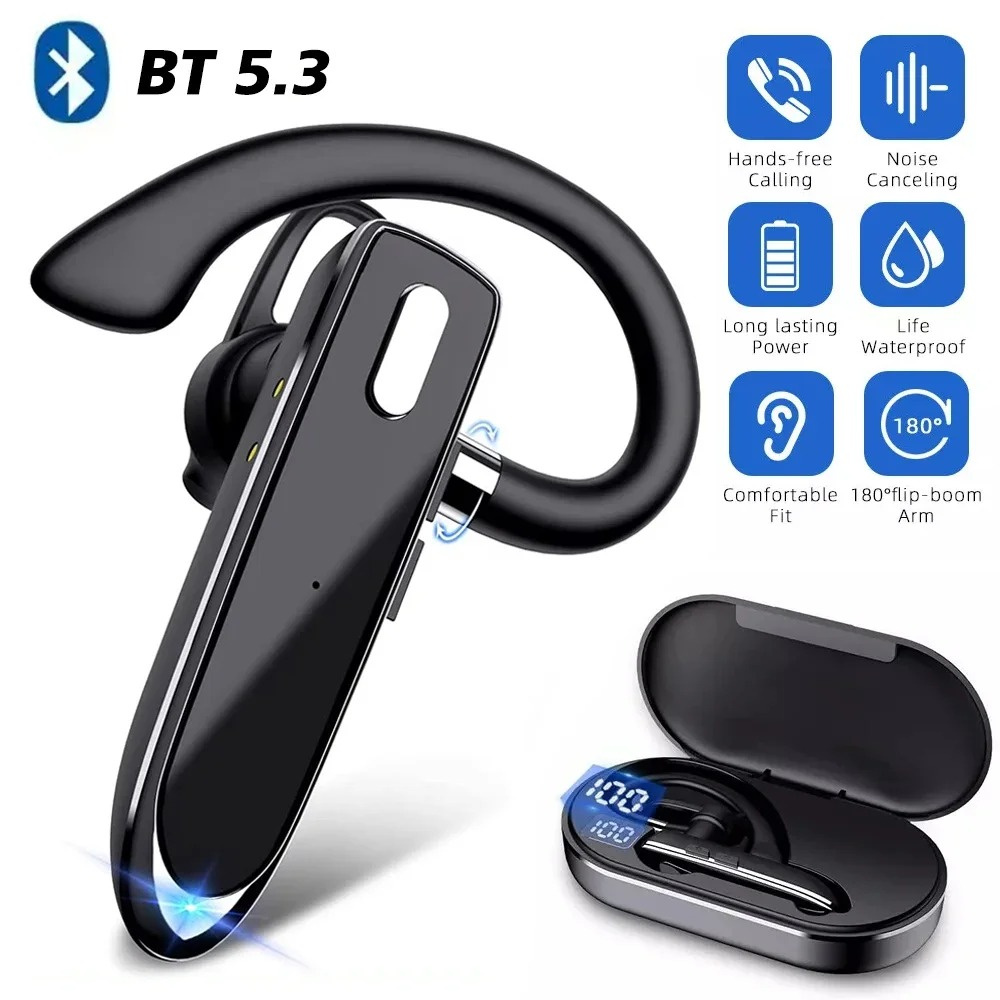Bluetooth Headset On Ear - Penyuara telinga tanpa kabel, penyuara telinga