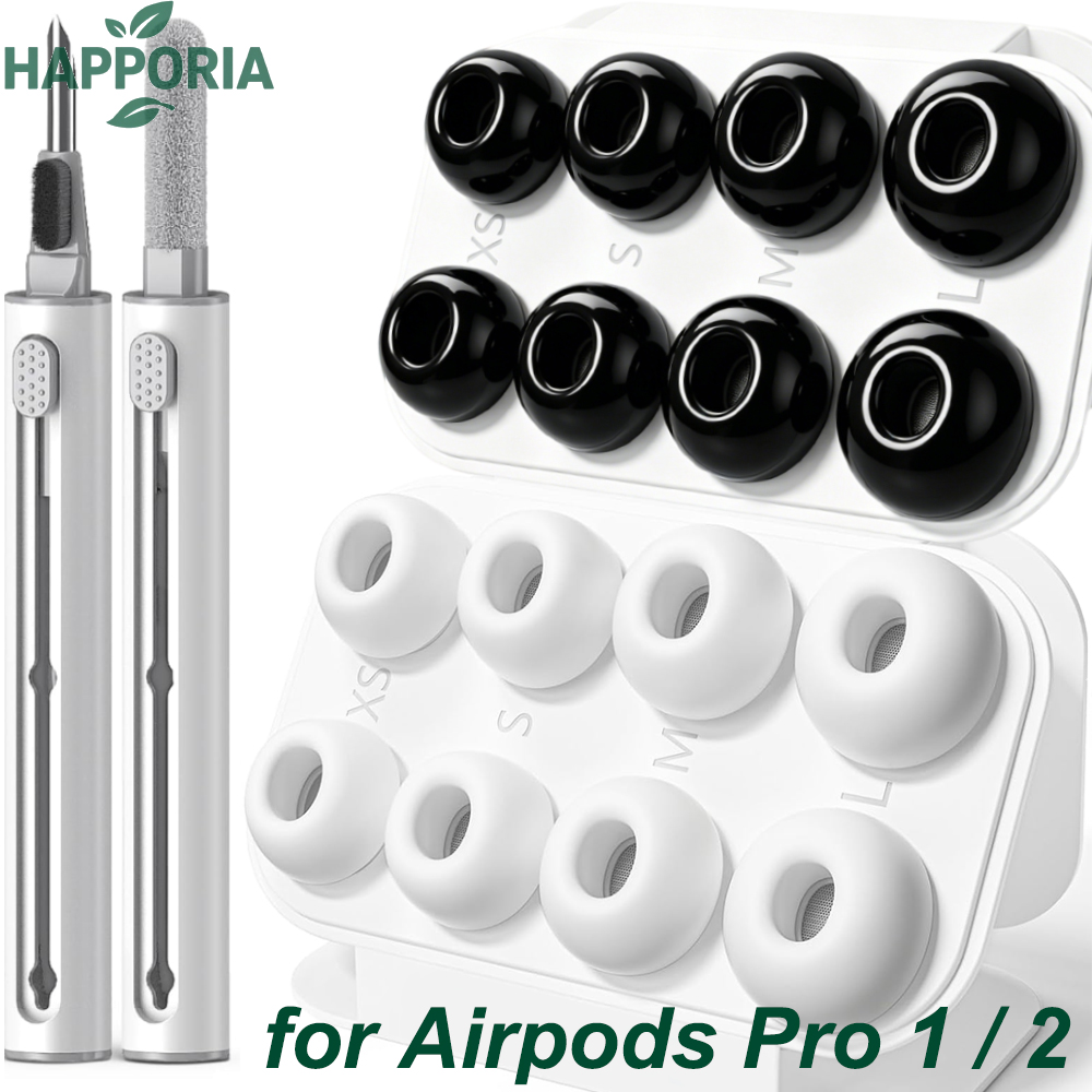 Silicone Ear Tip Replacement - HAPPORIA Ujung Earbud Silikon Cair untuk