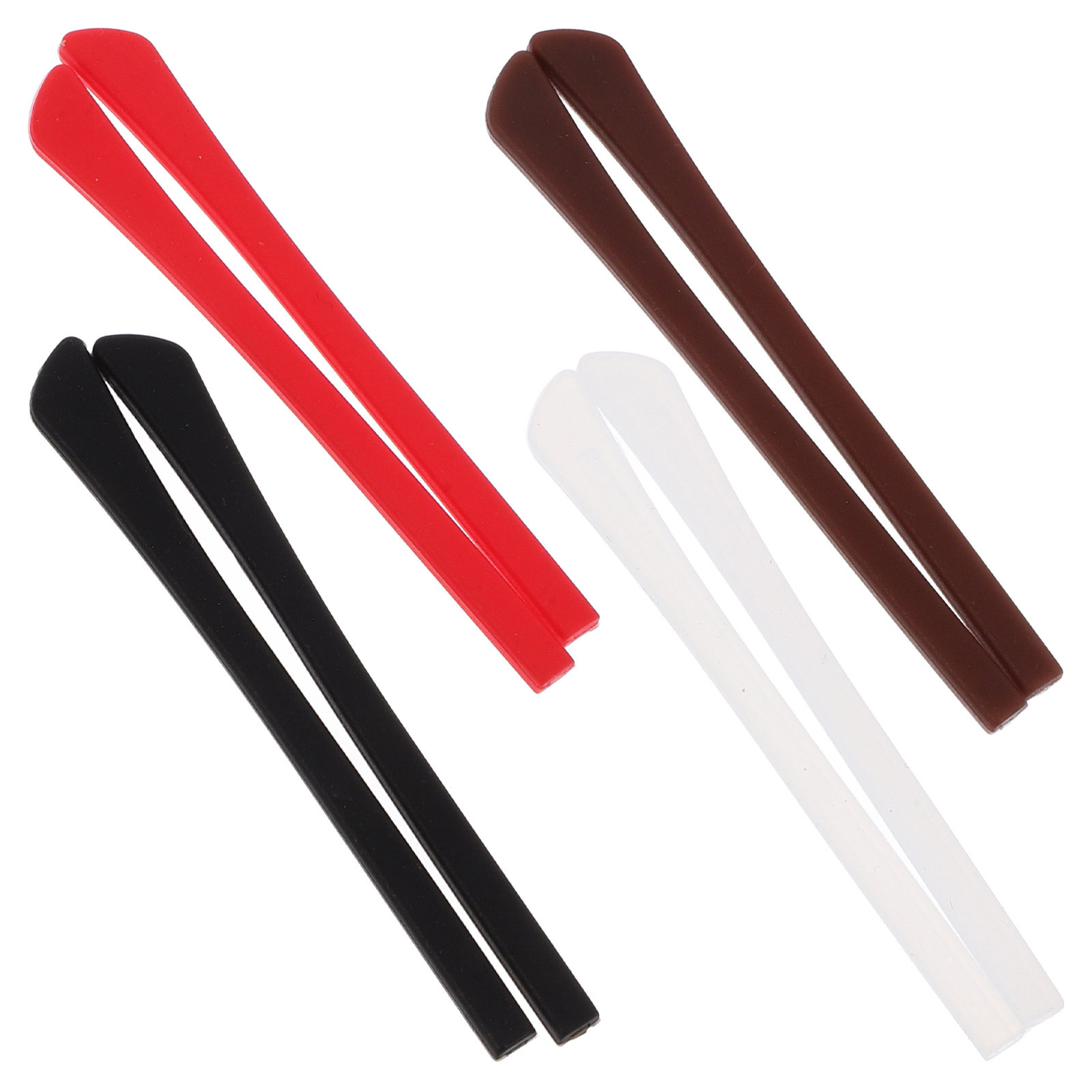 Silicone Ear Tip Replacement - 8 Pasang Bantalan Kaki Kacamata Silikon