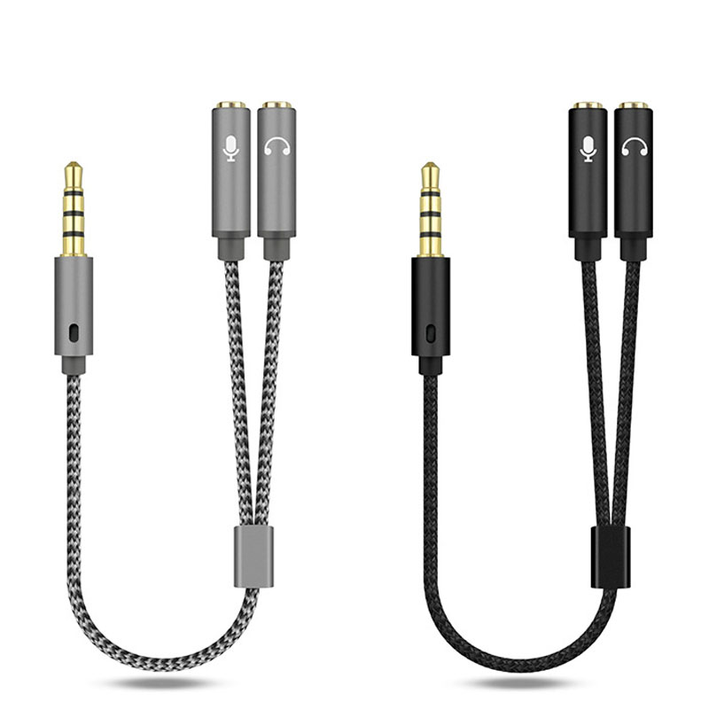 Audio Splitter Y - 3.5mm pemisah Audio Y Jack 1