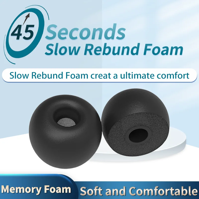 Earphone Foam Tip - Ujung Earphone Busa Memori Lembut Peredam