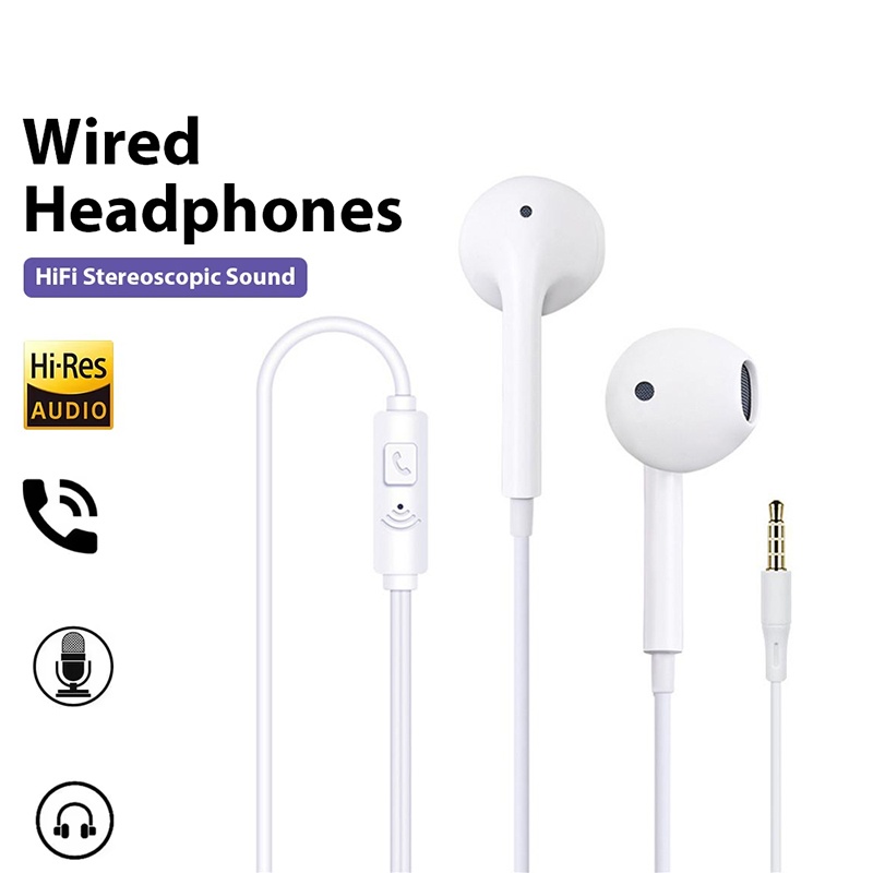 Audiophile Headphone Wired - Earphone Berkabel 3.5Mm Headset In-Ear HIFI