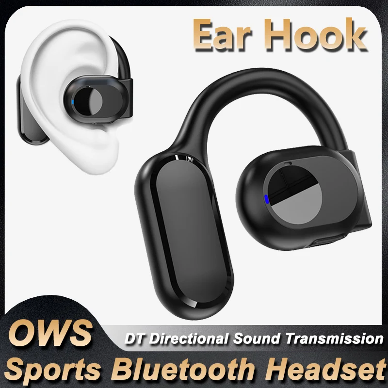 Bluetooth Headset On Ear - Headphone Bluetooth Nirkabel Earphone Konduksi Udara