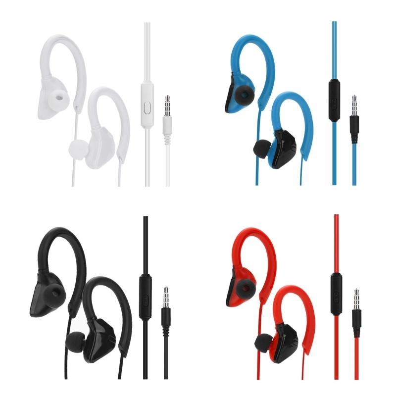 Sports Earphone Hook - Earphone Earbud In-Ear Kabel Olahraga Dengan