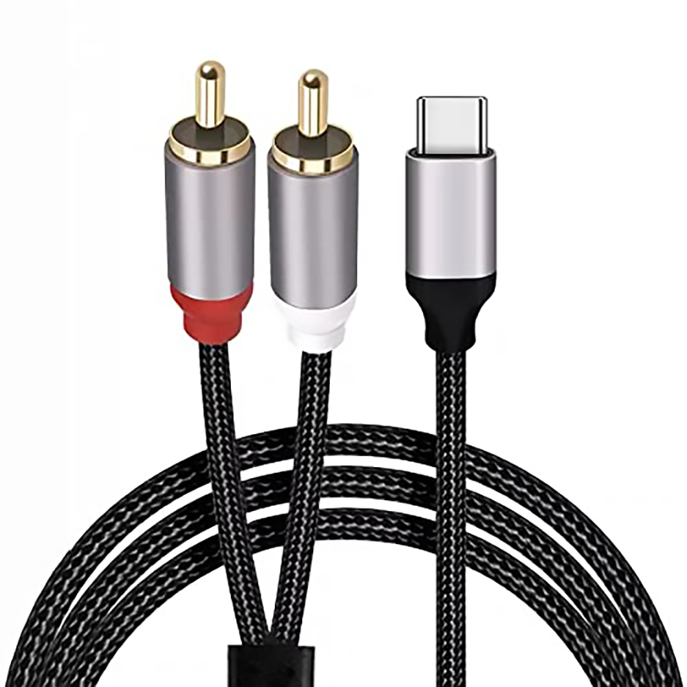 Earphone Splitter Jack - Kabel Audio USB C Ke 2