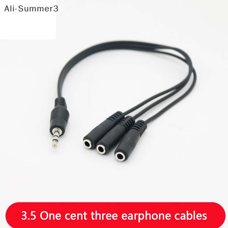 Adaptor Splitter Audio 3.5mm 3 - Earphone Splitter Jack ulasan dan harga