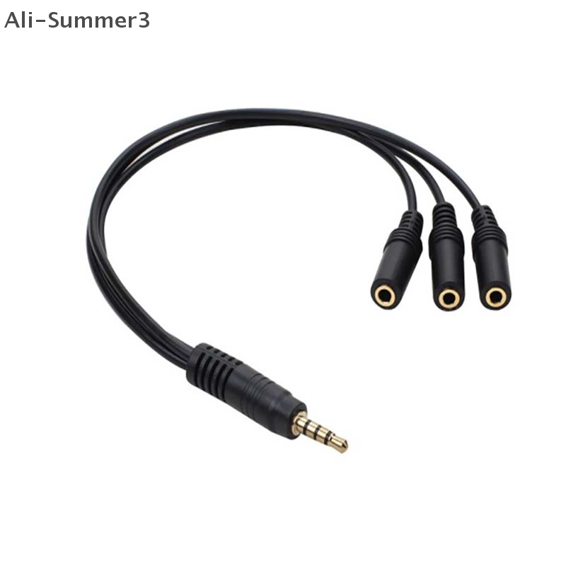 Adaptor Splitter Audio 3.5mm 3 - Earphone Splitter Jack ulasan dan harga