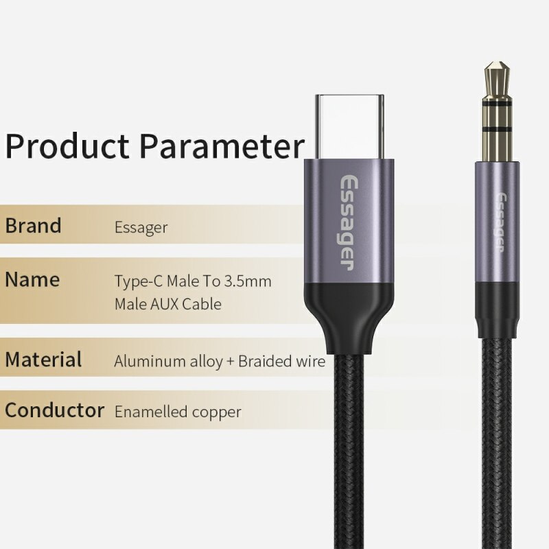 Essager Speaker Dan Headphone, - Earphone Splitter Jack ulasan dan harga