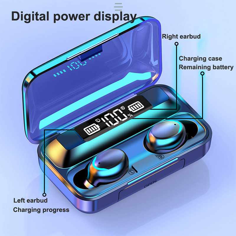 Earphone Nirkabel F9 2026 Laya - Wireless Earbuds Tws ulasan dan harga