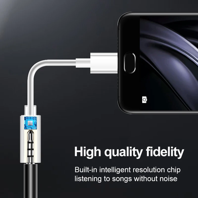 Kabel Audio Aux Adaptor Jack H - Usb C Earphone ulasan dan harga
