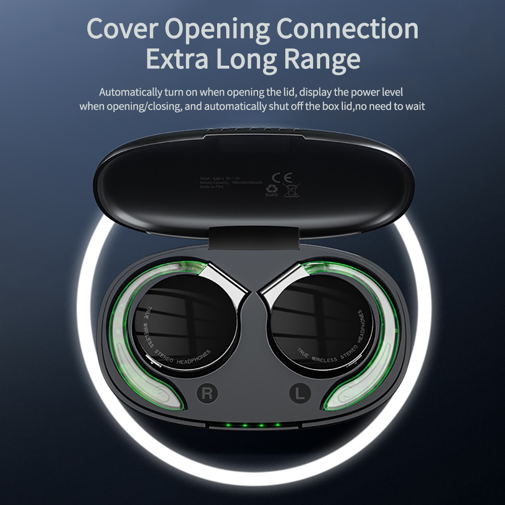 F2 TWS Earphone dengan Mikrofo - Sports Earphone Hook ulasan dan harga