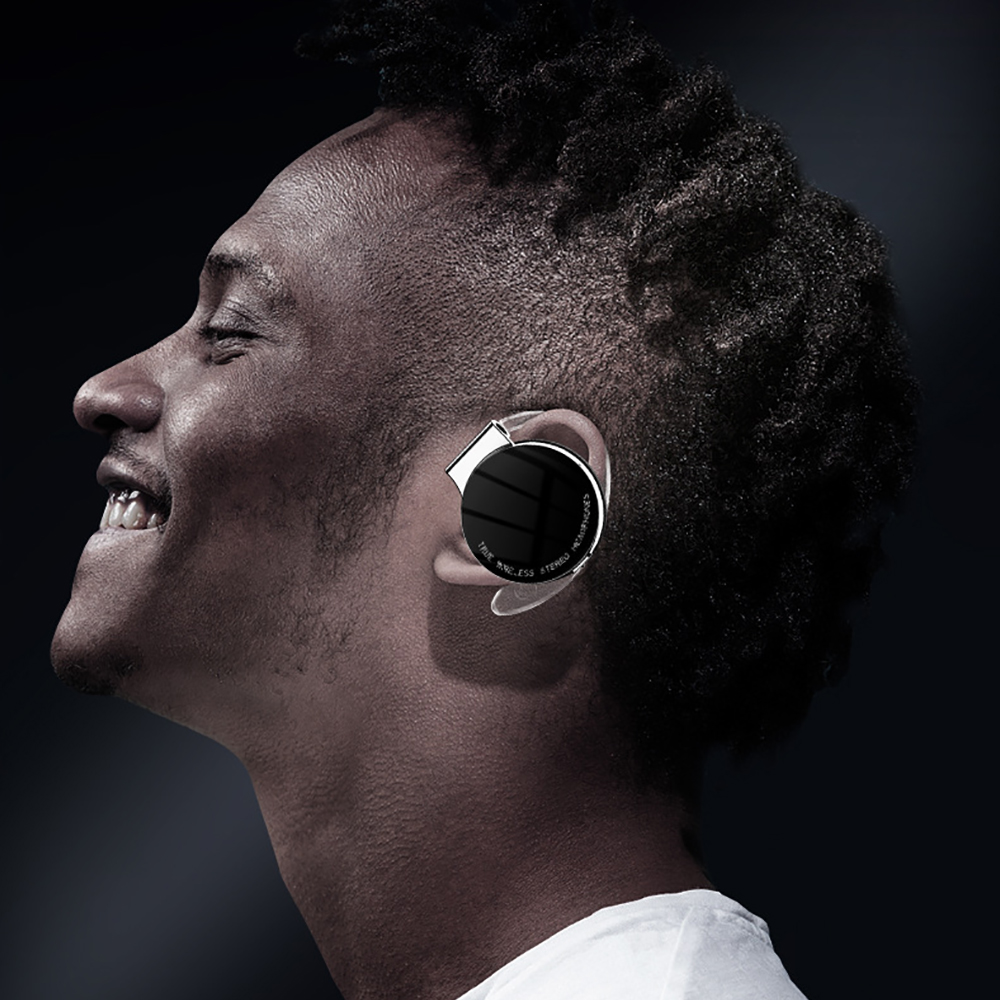 F2 TWS Earphone dengan Mikrofo - Sports Earphone Hook ulasan dan harga