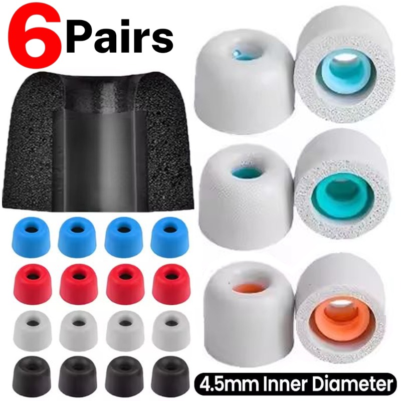6/1 Pasang Ujung Telinga Busa  - Earphone Foam Tip ulasan dan harga