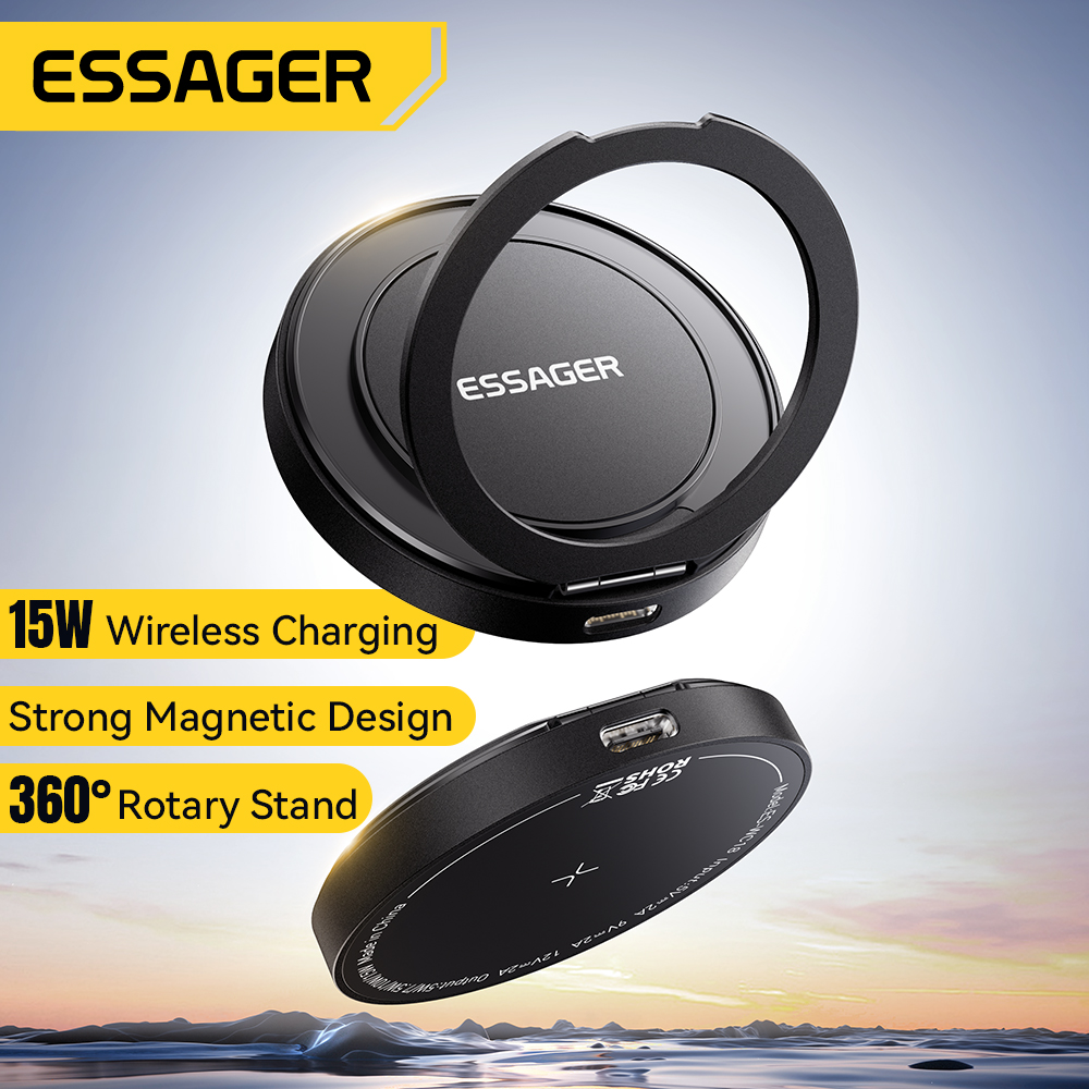 Pengisi Daya Nirkabel Magnetik - Usb C Earphone ulasan dan harga