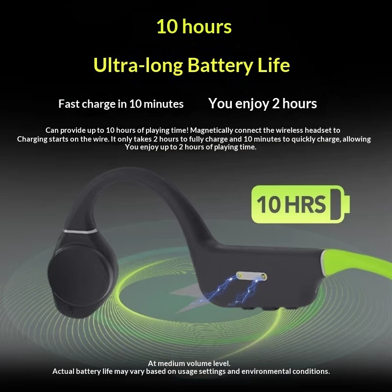 Earphone Konduksi Tulang Anti  - Sports Earphone Hook ulasan dan harga