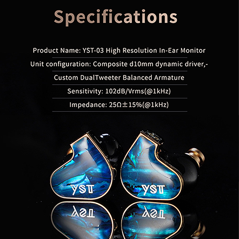 Clearance YST03 JIAO Earphone  - In Ear Monitor Iem ulasan dan harga