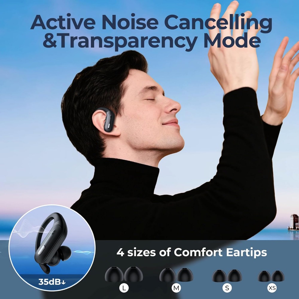 Earbud Nirkabel dengan Peredam - Noise Cancelling Headphone ulasan dan harga