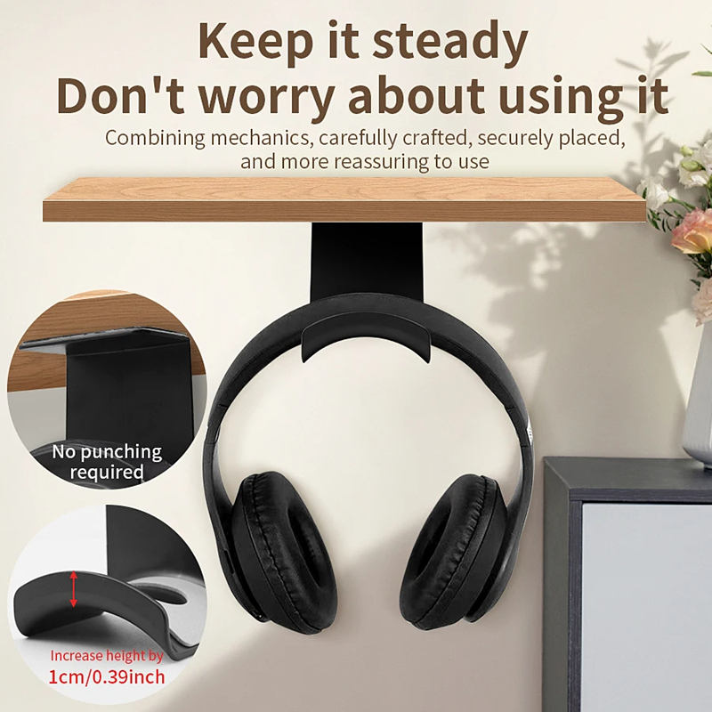Penyangga Headphone Universal, - Headphone Stand Desk ulasan dan harga