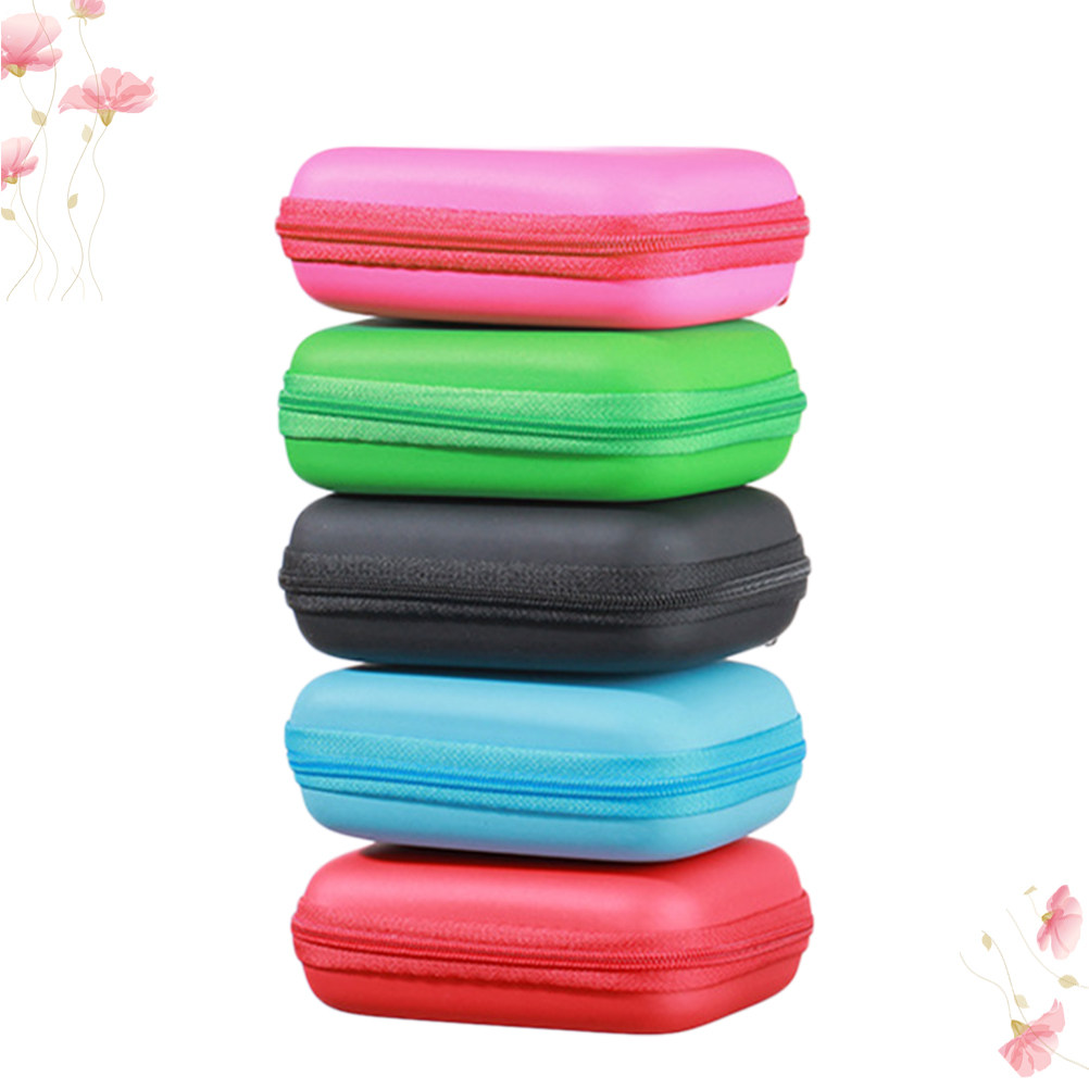 2Pcs Kantong Penyimpanan Headp - Headphone Case Hard ulasan dan harga