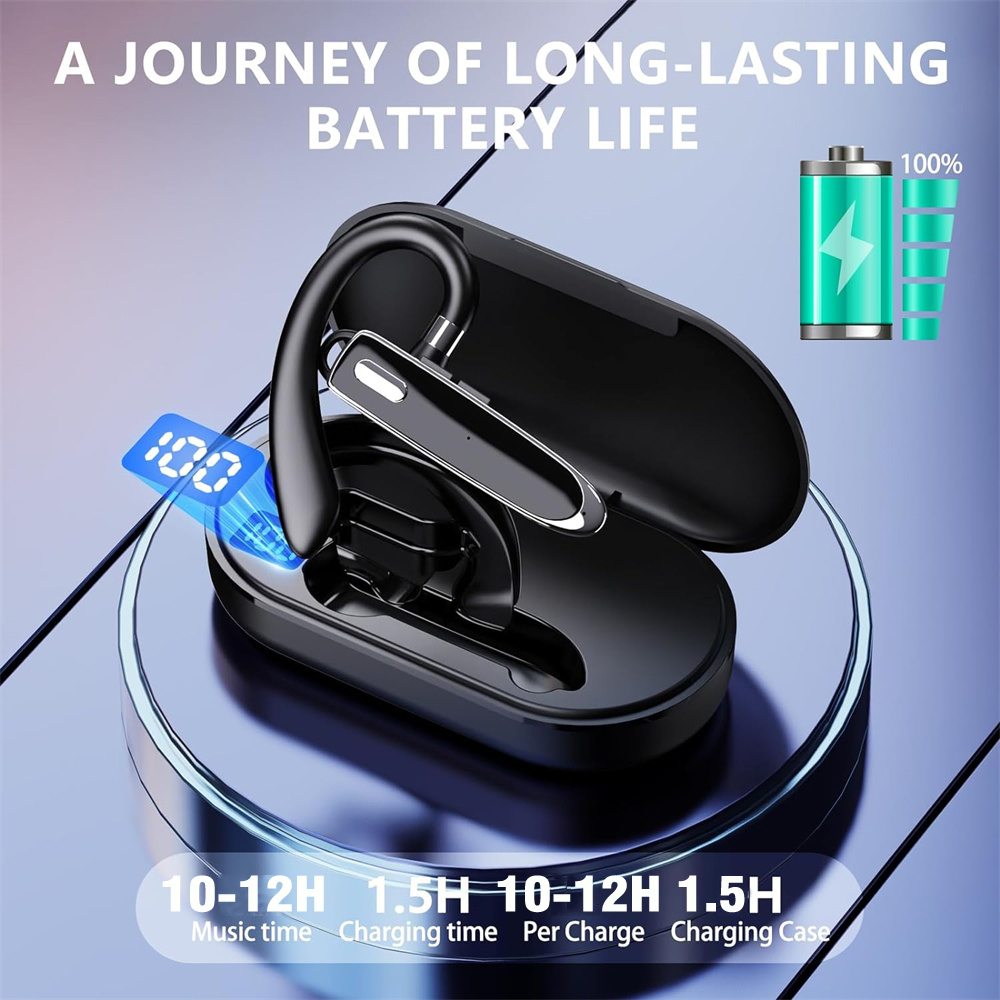 Penyuara telinga tanpa kabel,  - Bluetooth Headset On Ear ulasan dan harga