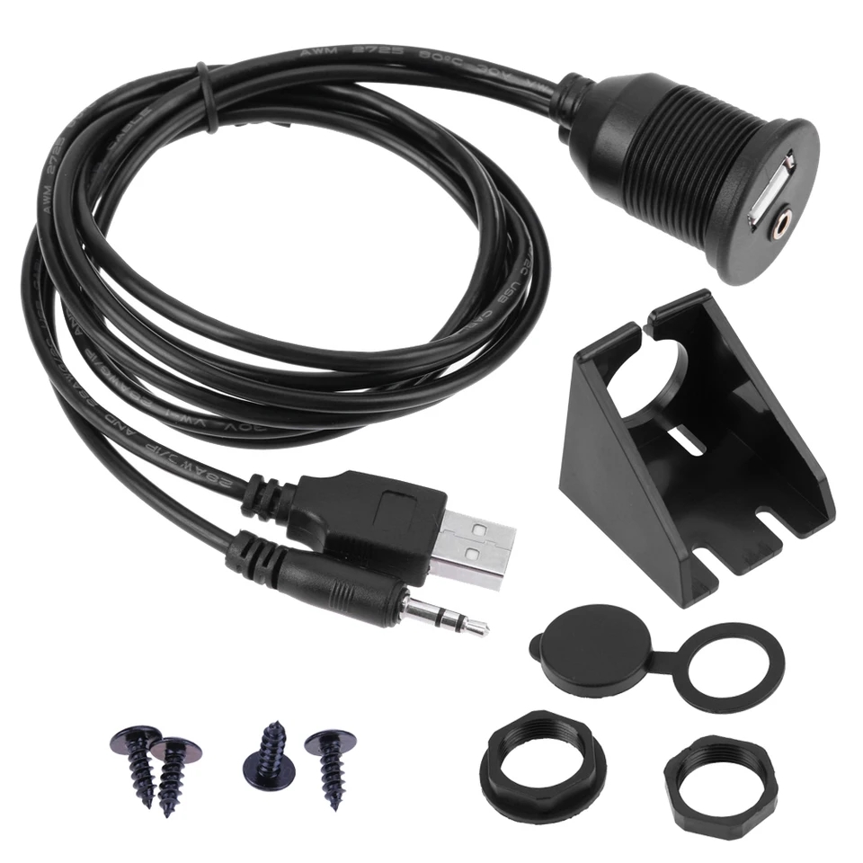 1M USB & 3.5mm AUX laki-laki k - Cable Extension 3.5 ulasan dan harga