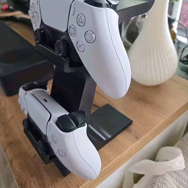 ● Dudukan Pengontrol 3-In-1 un - Headphone Stand Desk ulasan dan harga