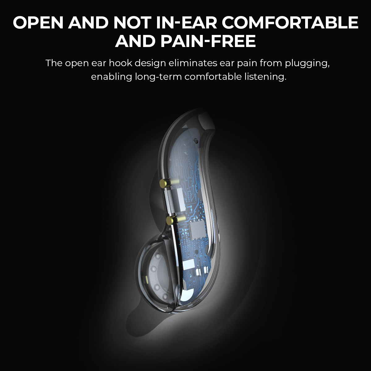 Headphone Bluetooth Open-ear H - Usb C Earphone ulasan dan harga