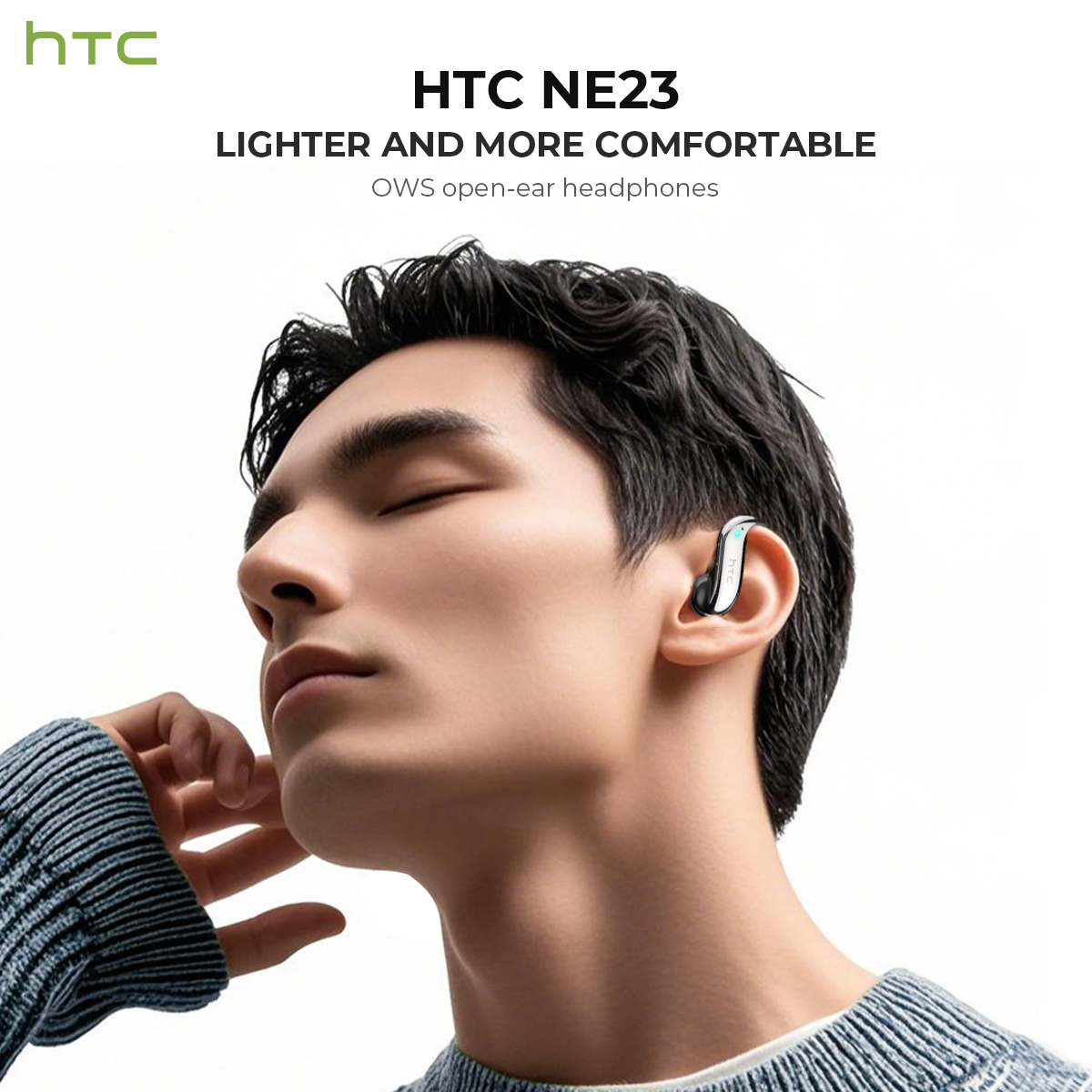 Headphone Bluetooth Open-ear H - Usb C Earphone ulasan dan harga