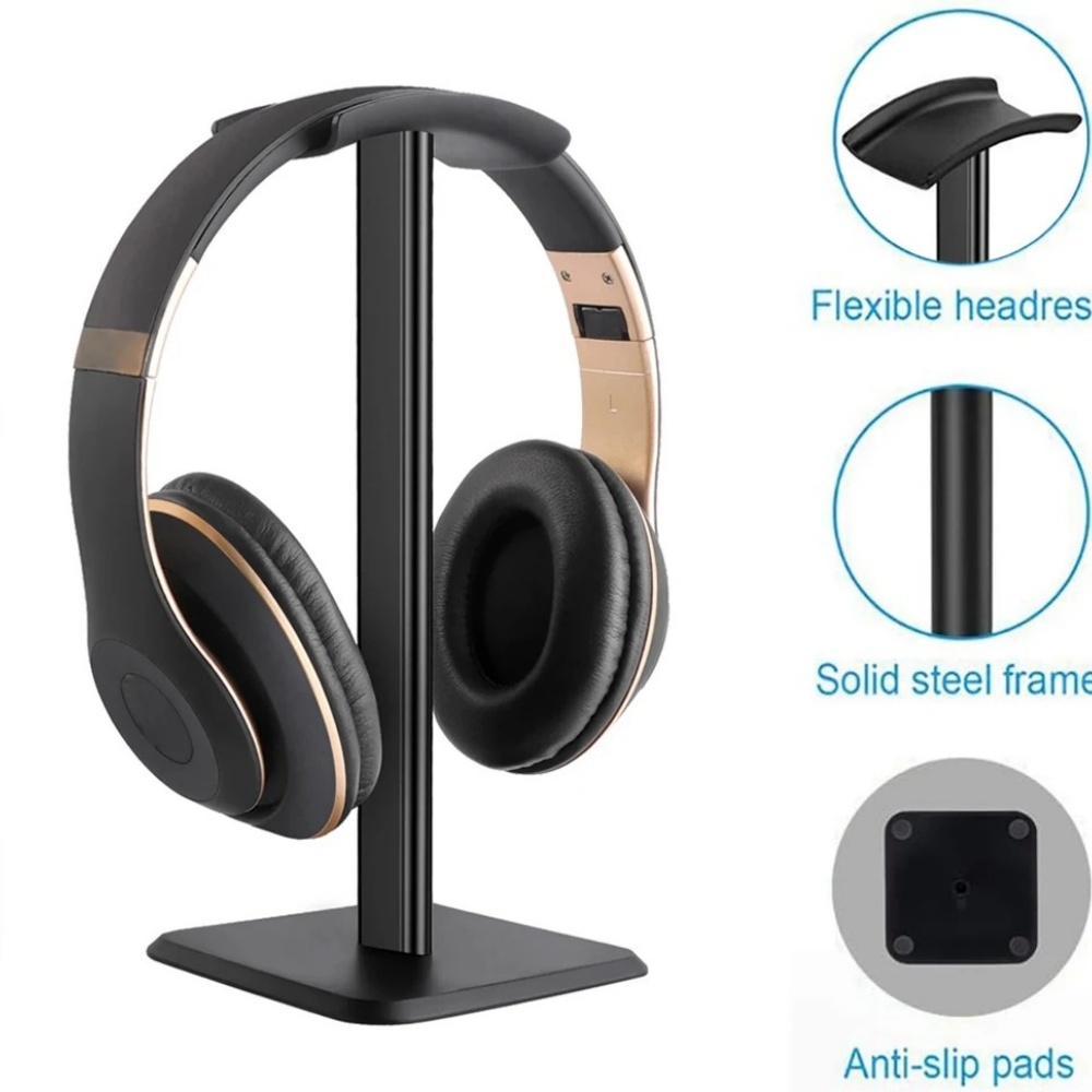 Penyangga Headphone Desktop -  - Headphone Stand Desk ulasan dan harga