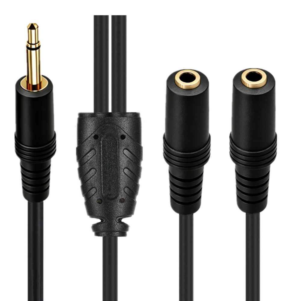 Kabel Audio Y Splitter 3.5mm T - Earphone Splitter Jack ulasan dan harga