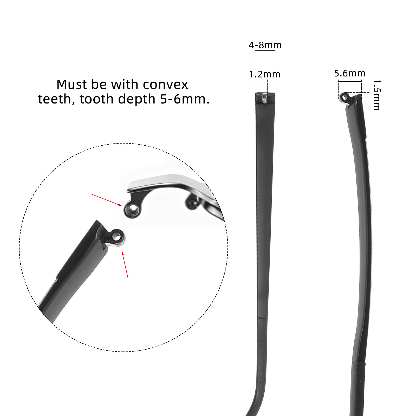 Ujung Gagang Kacamata Universa - Silicone Ear Tip Replacement ulasan dan harga