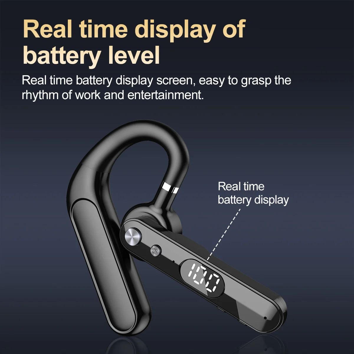 Headphone Bluetooth Nirkabel D - Noise Cancelling Headphone ulasan dan harga