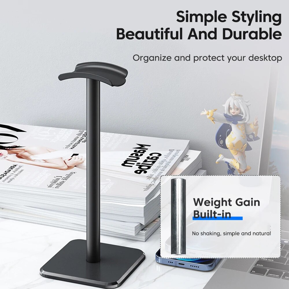Dudukan Headphone Universal, A - Headphone Stand Desk ulasan dan harga