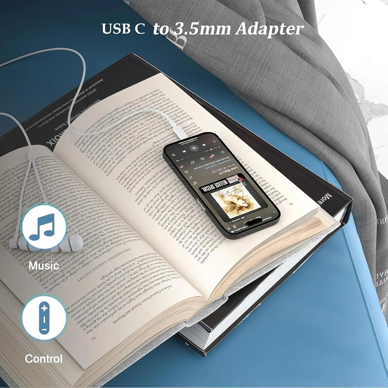 Adaptor Audio Converter Jack U - Usb C Earphone ulasan dan harga