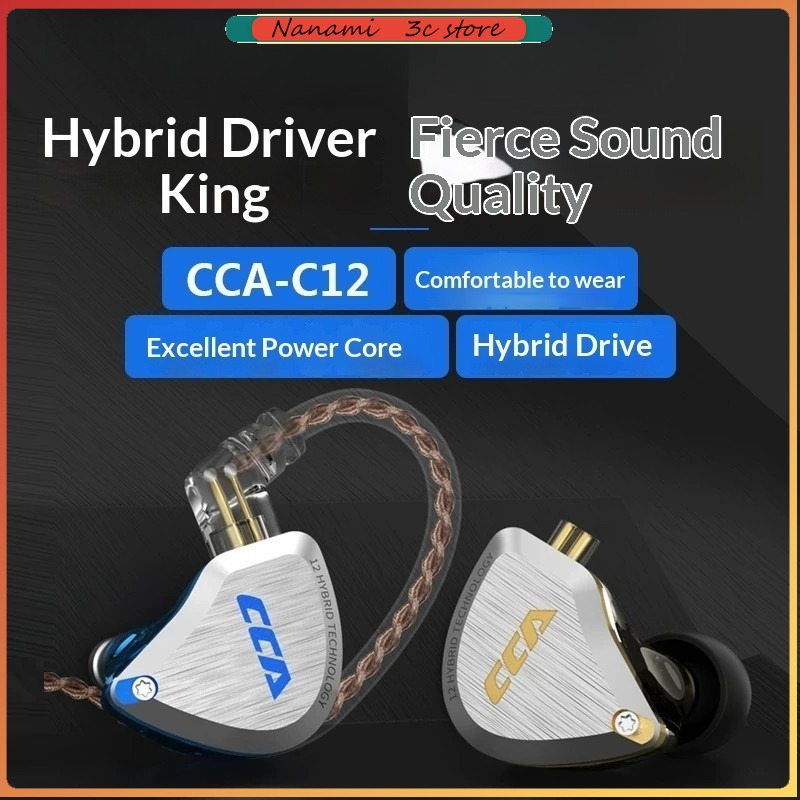 CCA C12 Earphone Hi-Fi Audioph - Audiophile Headphone Wired ulasan dan harga