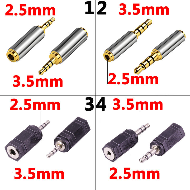 Jack 3.5 Mm Ke 2.5 Mm Adaptor  - Cable Extension 3.5 ulasan dan harga