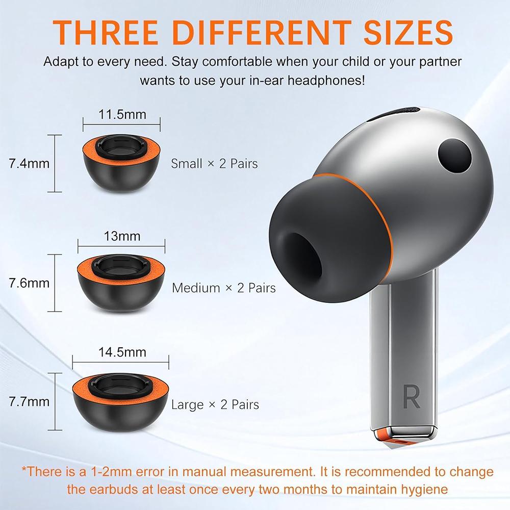 Untuk Samsung Galaxy Buds3 Pro - Silicone Ear Tip Replacement ulasan dan harga