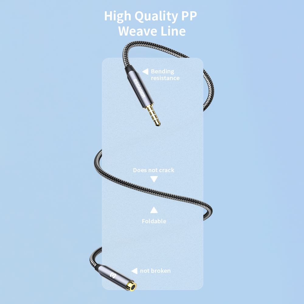 ESSAGER kabel ekstensi Headpho - Earphone Splitter Jack ulasan dan harga