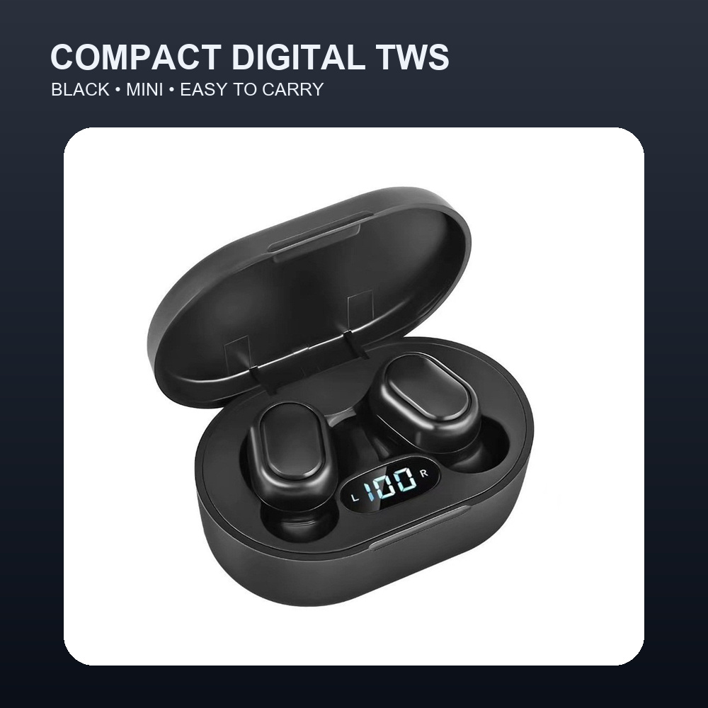 Earbud Nirkabel TWS Bluetooth  - Earbuds Charging Case ulasan dan harga